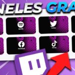 Paneles Twitch personalizados de gran tamaño