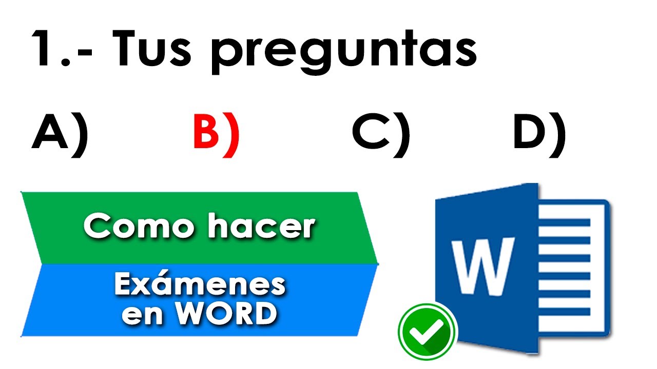 Plantillas de examen tipo test con 100 preguntas y 4 respuestas para